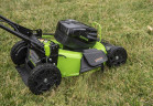 Аккумуляторная самоходная газонокосилка Greenworks GC82LM51SP2k8, 82v, нож 51 см, (2.4 кВт, 3.3 л.с.), в комплекте с АКБ 8 А·ч и ЗУ