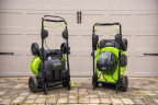 Аккумуляторная самоходная газонокосилка Greenworks GC82LM51SP2k8, 82v, нож 51 см, (2.4 кВт, 3.3 л.с.), в комплекте с АКБ 8 А·ч и ЗУ