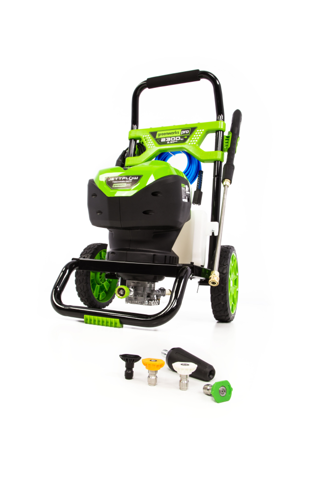 Мойка высокого давления Greenworks GDPW-Semi-P15, 180 бар, 2 кВт (сетевая)