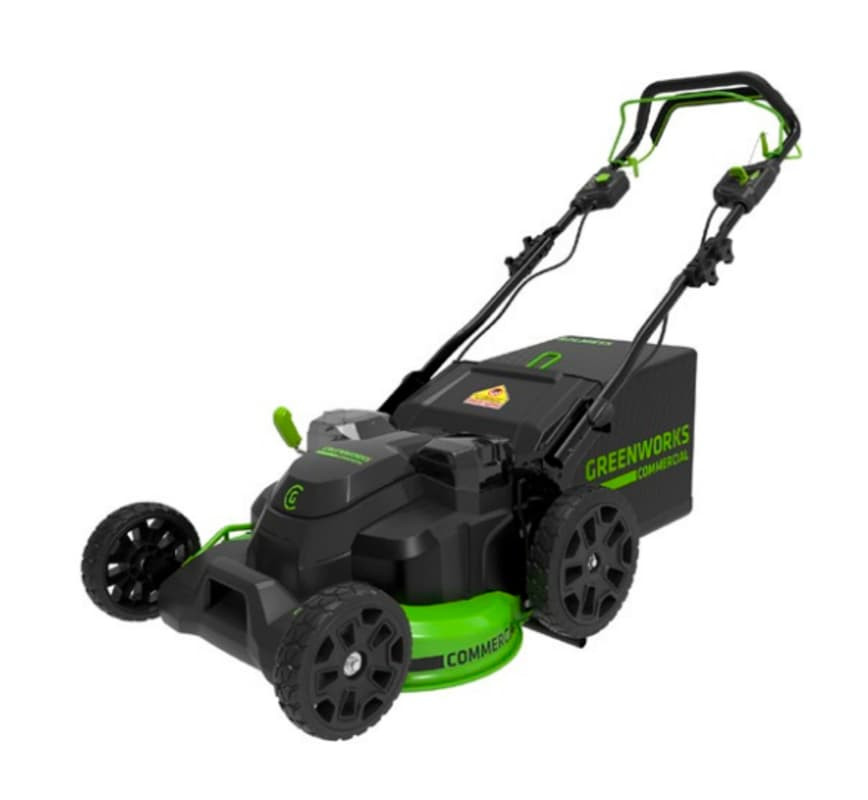 Аккумуляторная самоходная газонокосилка Greenworks GC82LM61Sk8, 82v, нож 61 см, (2.1 кВт, 2.9 л.с.), в комплекте с АКБ 8 А·ч и ЗУ