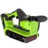 Ленточная шлифовальная машина акк. Greenworks G24BS, 24V, б/щет, 75х457мм, 259 м/мин,1х2Ач,ЗУ,коробка