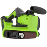 Ленточная шлифовальная машина акк. Greenworks G24BS, 24V, б/щет, 75х457мм, 259 м/мин,1х2Ач,ЗУ,коробка