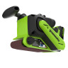 Ленточная шлифовальная машина акк. Greenworks G24BS, 24V, б/щет, 75х457мм, 259 м/мин,1х2Ач,ЗУ,коробка
