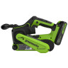 Ленточная шлифовальная машина акк. Greenworks G24BS, 24V, б/щет, 75х457мм, 259 м/мин,1х2Ач,ЗУ,коробка