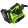 Ленточная шлифовальная машина акк. Greenworks G24BS, 24V, б/щет, 75х457мм, 259 м/мин,1х2Ач,ЗУ,коробка