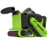 Ленточная шлифовальная машина акк. Greenworks G24BS, 24V, б/щет, 75х457мм, 259 м/мин,1х2Ач,ЗУ,коробка