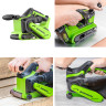 Ленточная шлифовальная машина акк. Greenworks G24BS, 24V, б/щет, 75х457мм, 259 м/мин,1х2Ач,ЗУ,коробка