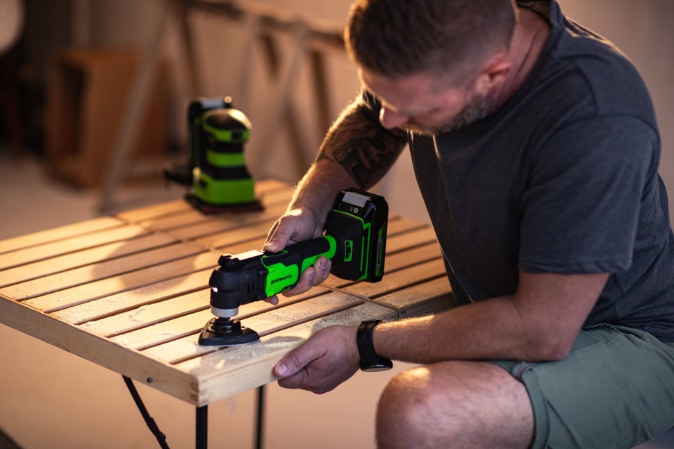 Реноватор Greenworks G24MT Gen 2, 24v, без АКБ и ЗУ (аккумуляторный)