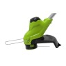 Аккумуляторный триммер Greenworks G24LT28K2, 24v, (2107107UB), 28 см, АКБ 4 А·ч и ЗУ