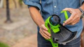 Аккумуляторный триммер Greenworks G24LT28K2, 24v, (2107107UB), 28 см, АКБ 4 А·ч и ЗУ