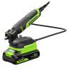 Гравер акк. Greenworks G24RT, 24V, б/щет, 6500–35000 об/мин, цанги 2,4/3,2мм, оснастка 52 шт,1х2Ач,ЗУ,сумка,коробка