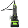 Гравер акк. Greenworks G24RT, 24V, б/щет, 6500–35000 об/мин, цанги 2,4/3,2мм, оснастка 52 шт,1х2Ач,ЗУ,сумка,коробка