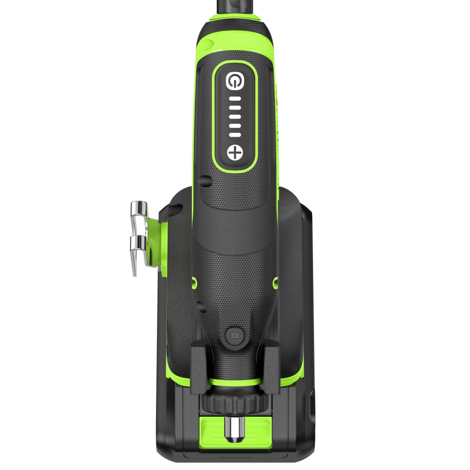 Гравер акк. Greenworks G24RT, 24V, б/щет, 6500–35000 об/мин, цанги 2,4/3,2мм, оснастка 52 шт,1х2Ач,ЗУ,сумка,коробка
