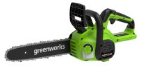 Цепная пила Greenworks G40CS30IIk2, 40v, 30 см, в комплекте с АКБ 2 А·ч и ЗУ (аккумуляторная)