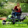 Садовый трактор Greenworks GC82LT107, 82v, 107 см (аккумуляторный райдер)