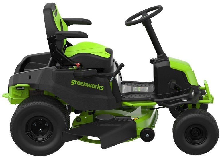 Садовый трактор Greenworks GC82LT107, 82v, 107 см (аккумуляторный райдер)