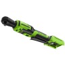 Гайковерт-трещотка акк. Greenworks GD24RW, 24V,б/щет,0-250об/мин, 1/2", 80Нм, 70 мм, без АКБ и ЗУ, сумка