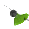 Аккумуляторный триммер Greenworks TB201Hk8, 82v, 46 см, ø 2.4/3 мм, 2 кВт (2,7 л.с.), в комплекте с АКБ 8 А·ч и ЗУ (насадки нож и кусторез)
