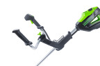 Аккумуляторный триммер Greenworks TB201Hk8, 82v, 46 см, ø 2.4/3 мм, 2 кВт (2,7 л.с.), в комплекте с АКБ 8 А·ч и ЗУ (насадки нож и кусторез)