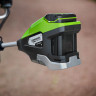 Аккумуляторный триммер Greenworks TB201Hk8, 82v, 46 см, ø 2.4/3 мм, 2 кВт (2,7 л.с.), в комплекте с АКБ 8 А·ч и ЗУ (насадки нож и кусторез)