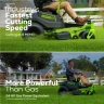 Садовый трактор Greenworks GC82ZT107, CrossoverZ Zero Turn, 82v, 107 см (аккумуляторный райдер)