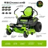 Садовый трактор Greenworks GC82ZT107, CrossoverZ Zero Turn, 82v, 107 см (аккумуляторный райдер)