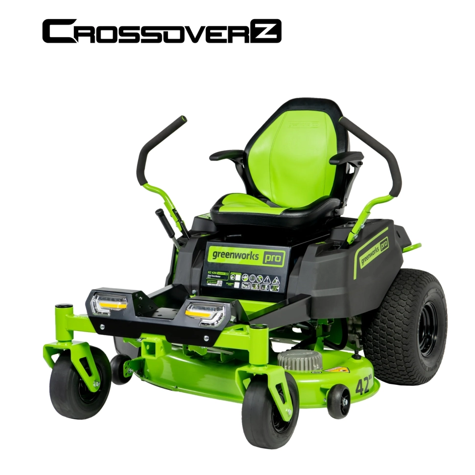 Садовый трактор Greenworks GC82ZT107, CrossoverZ Zero Turn, 82v, 107 см (аккумуляторный райдер)