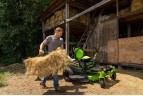 Садовый трактор Greenworks GC82ZT107, CrossoverZ Zero Turn, 82v, 107 см (аккумуляторный райдер)