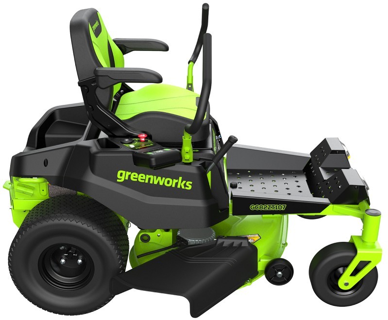 Садовый трактор Greenworks GC82ZT107, CrossoverZ Zero Turn, 82v, 107 см (аккумуляторный райдер)
