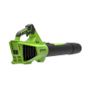 Аккумуляторная воздуходувка Greenworks G24BIIIk4, 24v, 145 км/ч, 544 м³/ч, в комплекте с АКБ 4 А·ч и ЗУ