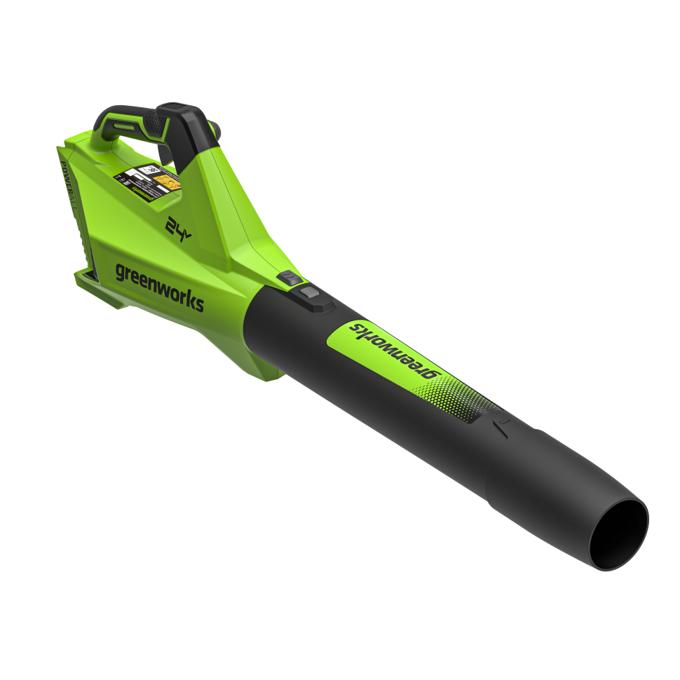 Аккумуляторная воздуходувка Greenworks G24BIIIk5, 24v, 145 км/ч, 544 м³/ч, в комплекте с АКБ 5 А·ч и ЗУ