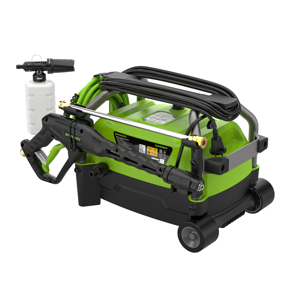 Мойка высокого давления Greenworks PW3140, 1900 Вт, 140 бар