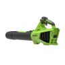 Аккумуляторная воздуходувка Greenworks G24BIIIk8, 24v, 145 км/ч, 544 м³/ч, в комплекте с АКБ 8 А·ч и ЗУ