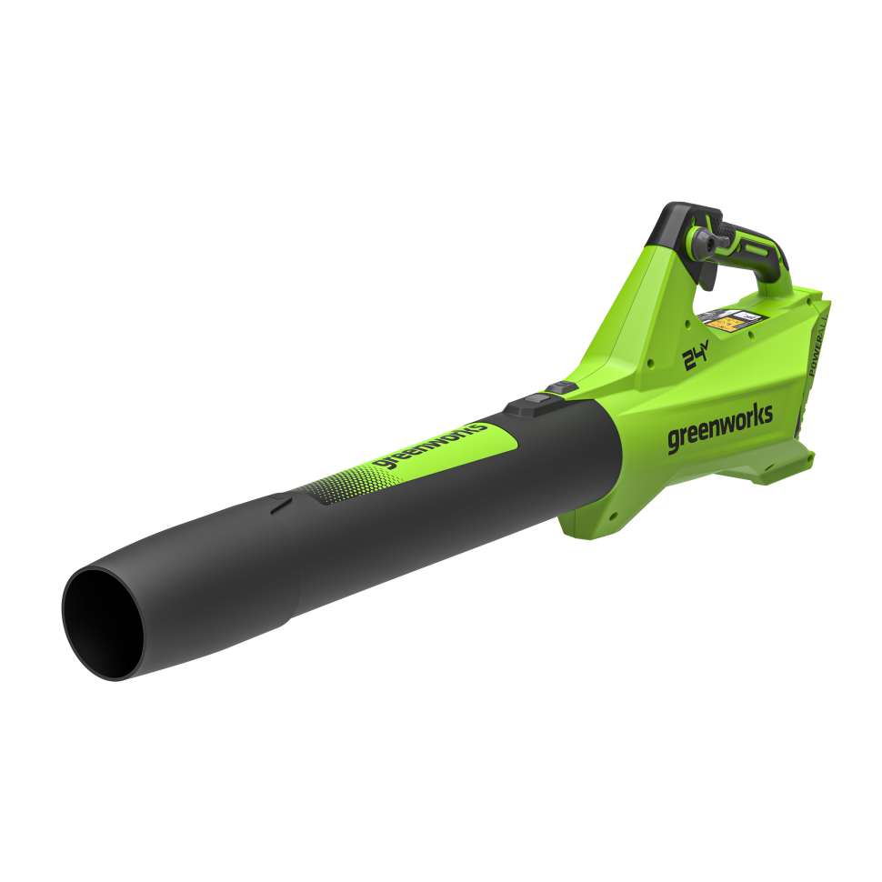 Аккумуляторная воздуходувка Greenworks G24BIIIk8, 24v, 145 км/ч, 544 м³/ч, в комплекте с АКБ 8 А·ч и ЗУ