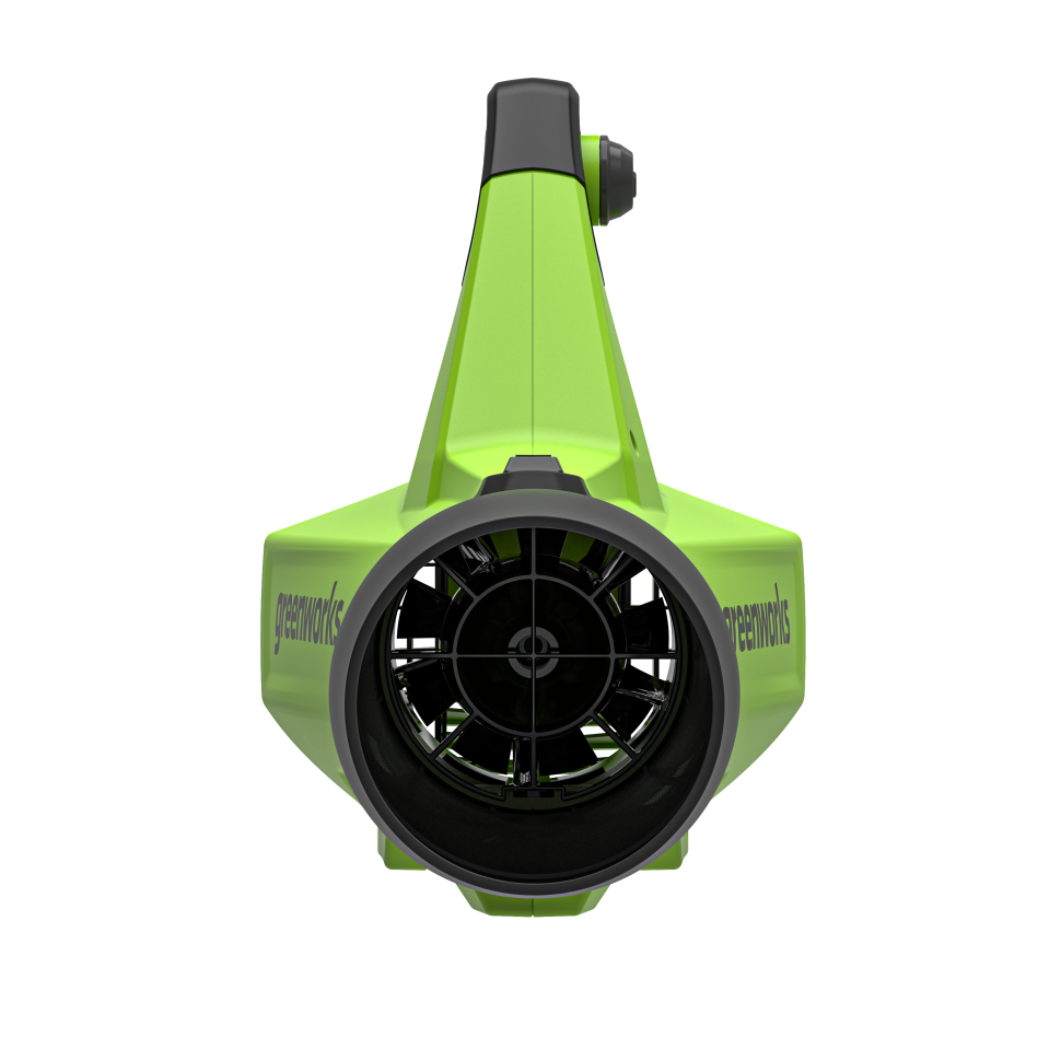 Аккумуляторная воздуходувка Greenworks G24BIIIk8, 24v, 145 км/ч, 544 м³/ч, в комплекте с АКБ 8 А·ч и ЗУ