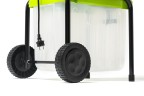 Садовый измельчитель Greenworks GACSB, 220v, 2.5 кВт с контейнером (сетевой)