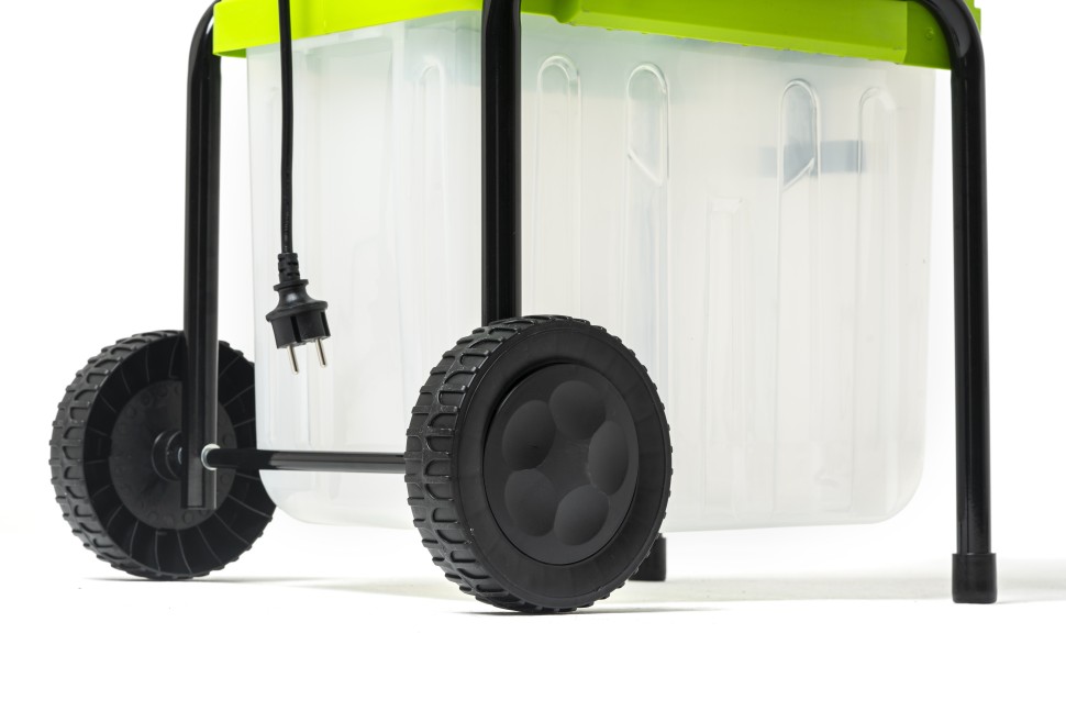 Садовый измельчитель Greenworks GACSB, 220v, 2.5 кВт с контейнером (сетевой)