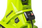 Садовый измельчитель Greenworks GACSB, 220v, 2.5 кВт с контейнером (сетевой)