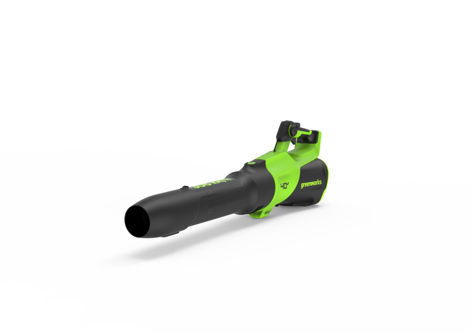 Воздуходув Greenworks GD40BG3k5, 40v, 306 км/ч, 1.26 кВт, в комплекте с АКБ 5 А·ч и ЗУ (аккумуляторный)