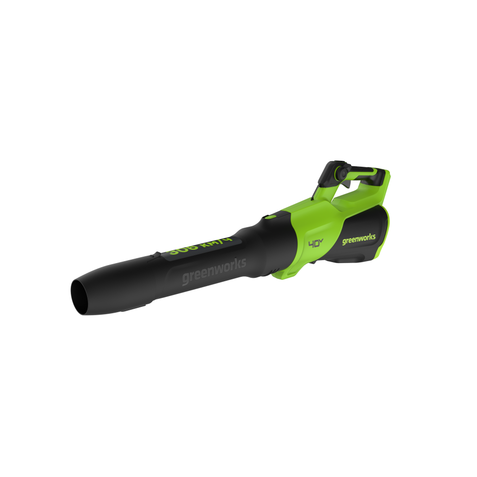 Воздуходув Greenworks GD40BG3k8, 40v, 306 км/ч, 1.26 кВт, в комплекте с АКБ 8 А·ч и ЗУ (аккумуляторный)