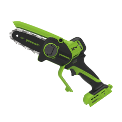 Цепная мини пила аккумуляторная Greenworks CS2410A, 24V, 10см, без АКБ и ЗУ