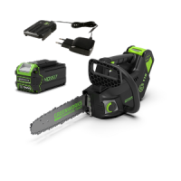Цепная пила Greenworks GD40TCSk4 (GS110) 40v, 25 см, в комплекте с АКБ 4 А·ч и ЗУ (аккумуляторная)