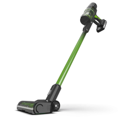 Беспроводной вертикальный пылесос greenworks GD24SV2, 24v, в комплекте с АКБ 4 А·ч и ЗУ (аккумуляторный, зеленый) + 4 насадки