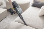 Беспроводной вертикальный пылесос greenworks GD24SV2, 24v, в комплекте с АКБ 4 А·ч и ЗУ (аккумуляторный, зеленый) + 4 насадки