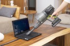 Беспроводной вертикальный пылесос greenworks GD24SV2, 24v, в комплекте с АКБ 4 А·ч и ЗУ (аккумуляторный, зеленый) + 4 насадки