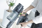 Беспроводной вертикальный пылесос greenworks GD24SV, 24v, без АКБ и ЗУ (аккумуляторный, зеленый) + 1 насадка