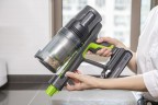 Беспроводной вертикальный пылесос greenworks GD24SV, 24v, без АКБ и ЗУ (аккумуляторный, зеленый) + 1 насадка