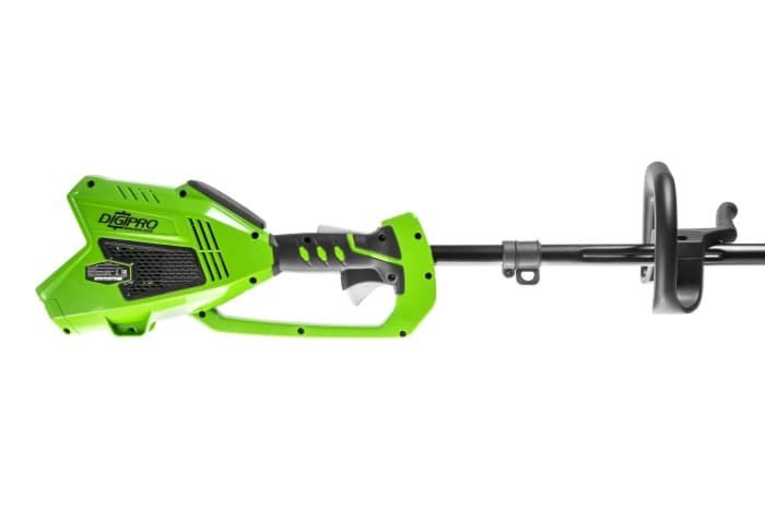 Триммер Greenworks GD40BC, 40V, 40 см, бесщеточный, с 1хАКБ 8 Ач и ЗУ (аккумуляторный, нож) 