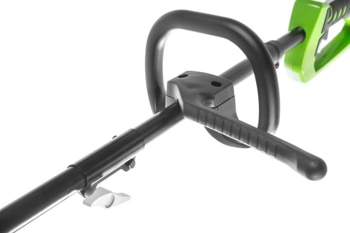 Триммер Greenworks GD40BC, 40V, 40 см, бесщеточный, с 1хАКБ 8 Ач и ЗУ (аккумуляторный, нож) 