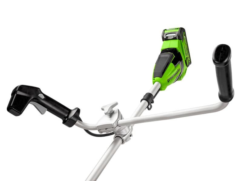 Триммер Greenworks GD40BCB, 40V, 40 см, бесщеточный, с 1хАКБ 8Ач и ЗУ (аккумуляторный, нож) 
